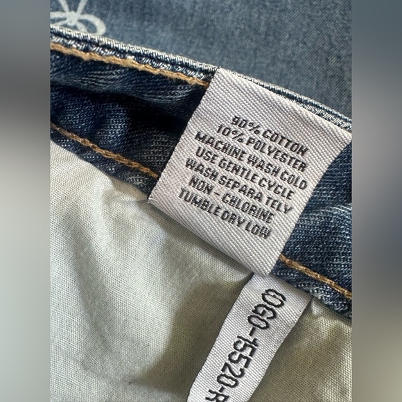 NWT Flying Angel Allover Bow Print Jeans. Size 11/30. - Picture 6 of 9